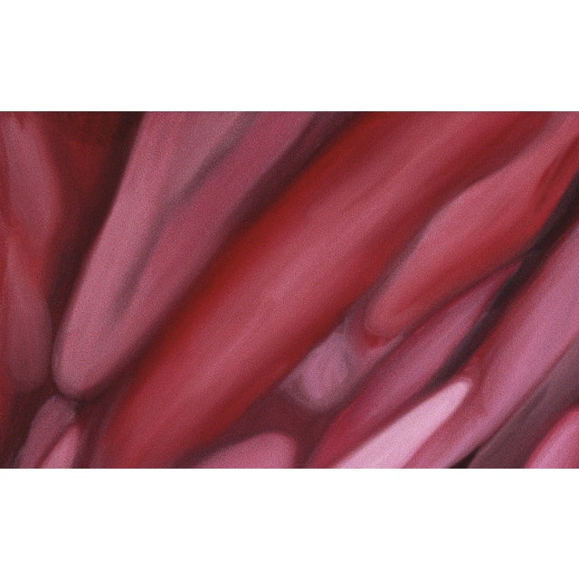 Realism 2000s "Strawberry and Ribbon" Gallery Wrapped Oil Painting by Judith Moore For Sale - Image 3 of 10