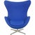 Egg Chair in Blue Fabric by Arne Jacobsen, 2000 For Sale - Image 13 of 13