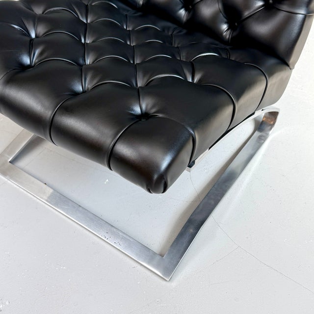 Swinging Tufted Armchair, 1970s For Sale - Image 9 of 12