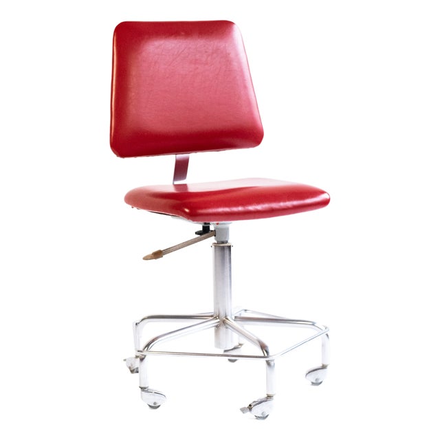 Vintage 20th Century Industrial Swivel Chair, 1960s For Sale