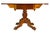 Late 19th century American mahogany Pembroke table. Top made of single solid boards with figured mahogany leaves....
