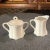 Alabaster Vintage Lefton Petite Sugar & Creamer Cherub Motif- 2 Pieces For Sale - Image 8 of 11