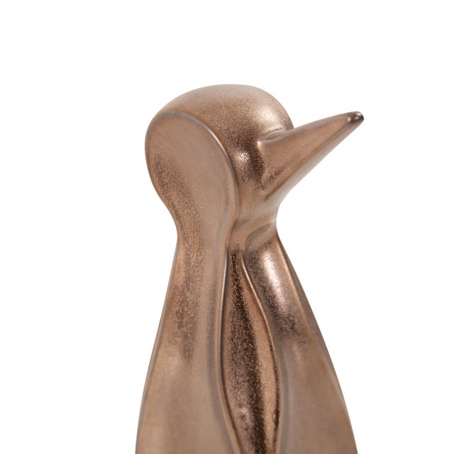 Brown Penguin Sculpture For Sale - Image 8 of 11