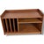 Mid-Century Danish Teak Media Cabinet with Vinyl Storage and Open Shelving For Sale - Image 3 of 10