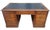 Vintage American Regency Style Tooled Leather Top Writing Executive Desk For Sale - Image 11 of 15