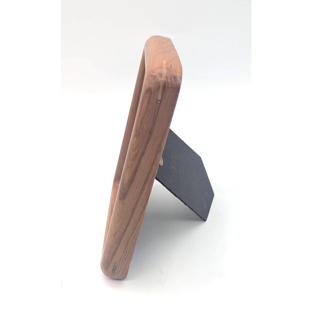 Dansk 1970s Teak Wood 3.5" X 5" Photo Frame For Sale - Image 4 of 12