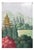 Landscape Forest Mural Wallpaper, Hand Painted Nature Wall Covering, Elegant Woodland Scenery Wallpaper Panel, Luxury Interior Decor For Sale