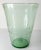 We are selling this large decorative 18th or 19th century glass beaker vase. This glass cup has greenish hue to the glass...