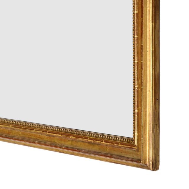 French 19th Century Louis Philippe Giltwood Mirror For Sale In Austin - Image 6 of 9