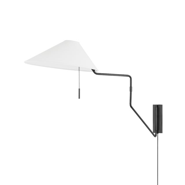 Aisa is classic mid-century style made modern. The white linen, shell-shaped shades are angled to direct light where it's...