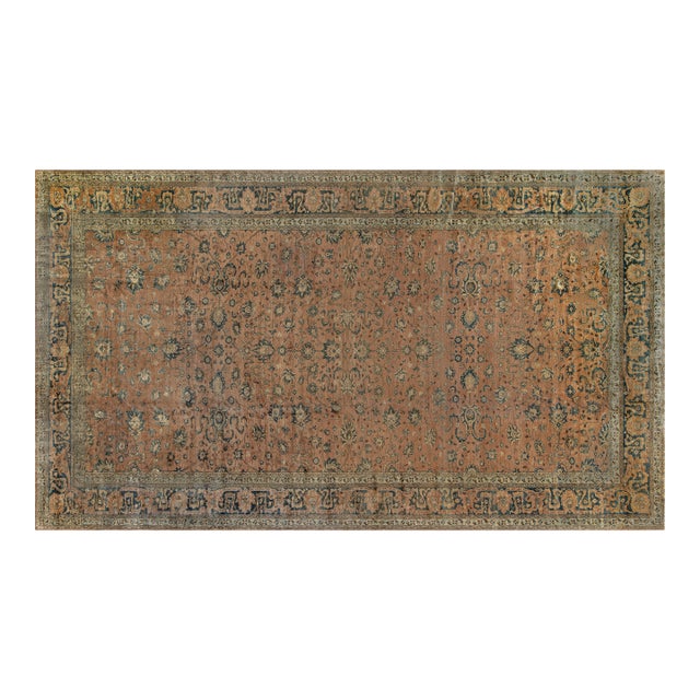 Authentic Persian Tabriz Handmade Wool Rug For Sale