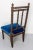 Wood Napoleon III Chair with Turned Beech & Velvet for Child, 1880s For Sale - Image 7 of 12