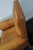 Vintage French Cognac-Colored Leather Club Chair, 1940s For Sale - Image 10 of 16