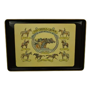 1954 The Triple Crown Cocktail Tray by Paul Brown