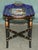 Stamped Cobalt Blue Porcelain and Gilt Metal Tray Table, 2000 For Sale - Image 12 of 18
