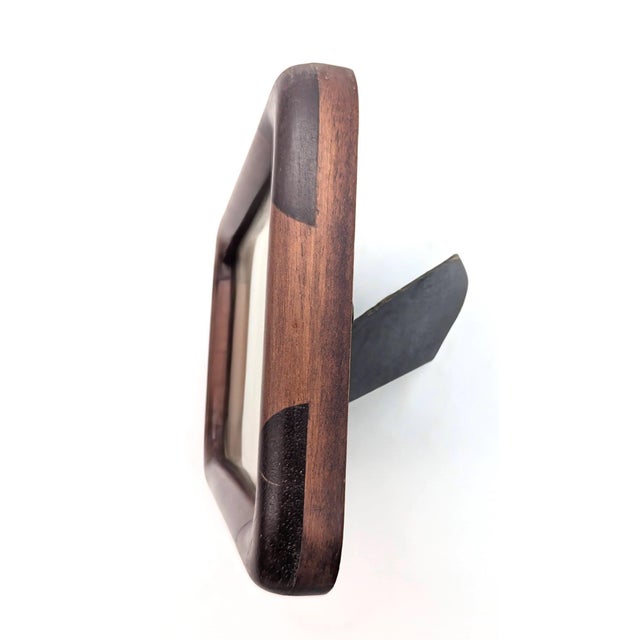 1970s Rosewood 4.5" X 6.5" Photograph Frame For Sale - Image 9 of 10