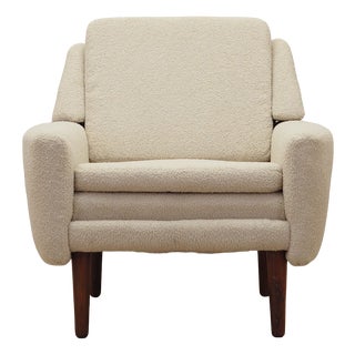 Danish Cream Armchair, 1970s For Sale