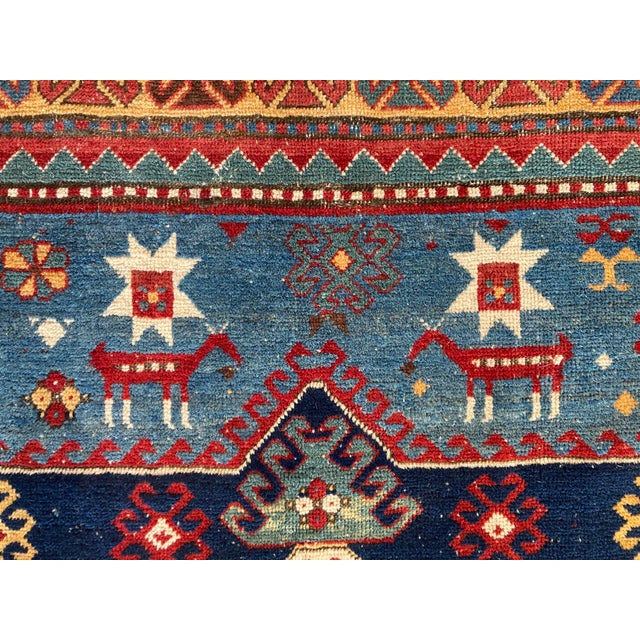 Antique Caucasian Kazak Rug, 1890s For Sale - Image 14 of 18