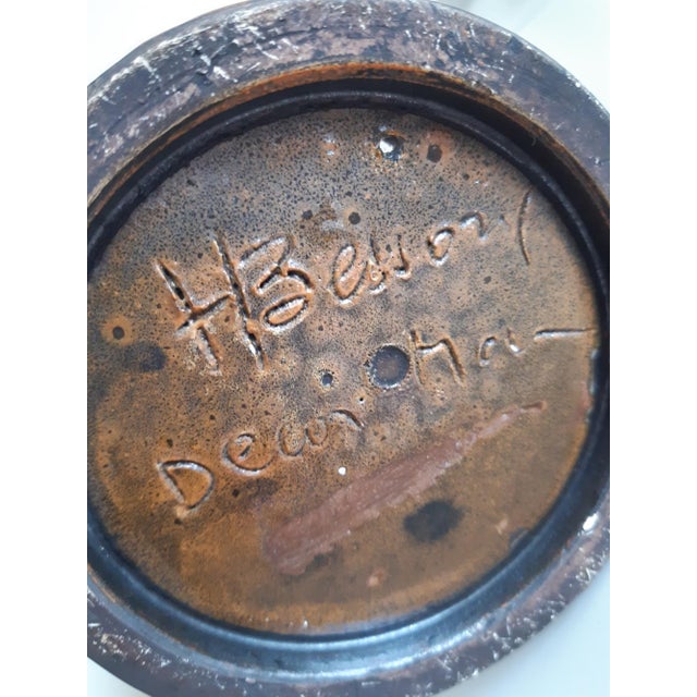 Ceramic Ceramic Zoomorphic Pitcher with Scarified Decoration by Huguette Bessone For Sale - Image 7 of 12