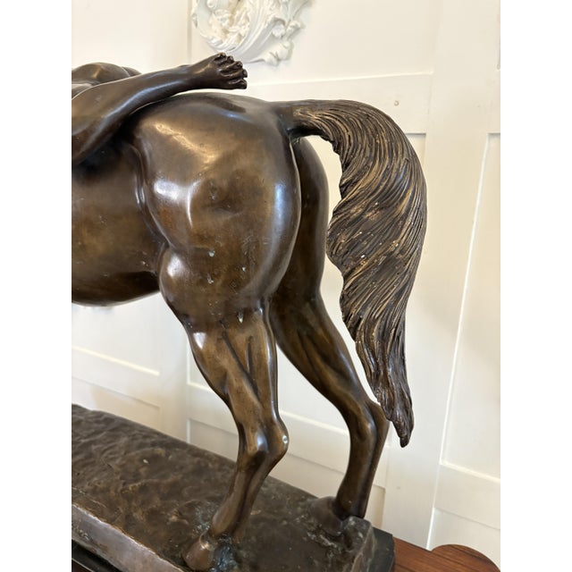 Large Antique Bronze Study Figurine, 1880 For Sale - Image 3 of 18
