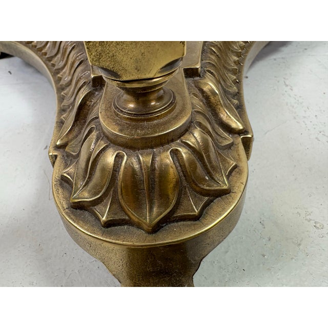 Antique Early 20th Century Empire Style Marble Topped Pedestal Tables For Sale In Philadelphia - Image 6 of 11