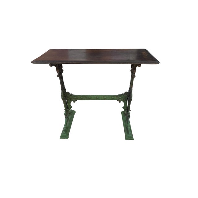 19th Century Ornate Cast Iron Side Table from Gaskell & Chambers For Sale - Image 4 of 16