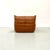 Togo Lounge Chair in Dark Cognac Leather attributed to Michel Ducaroy for Ligne Roset For Sale - Image 11 of 13