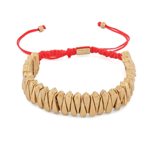 Warrior’s Luck Red Gold Unisex Bracelet For Sale - Image 9 of 9