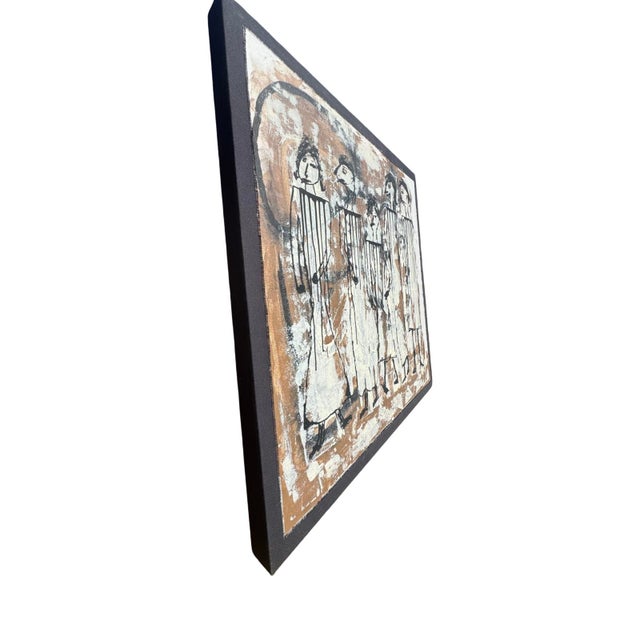 Abstract Expressionism Jude Kirby Original Acrylic/Mixed Media Abstract Painting For Sale - Image 3 of 6