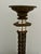 Brass Large Antique Bronze Brass Church Altar Candleholder For Sale - Image 8 of 12