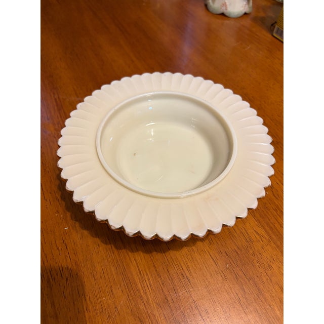 Traditional Early 20th Century Northwood Glass Company Custard Glass Table Set - Set of 3 For Sale - Image 3 of 18