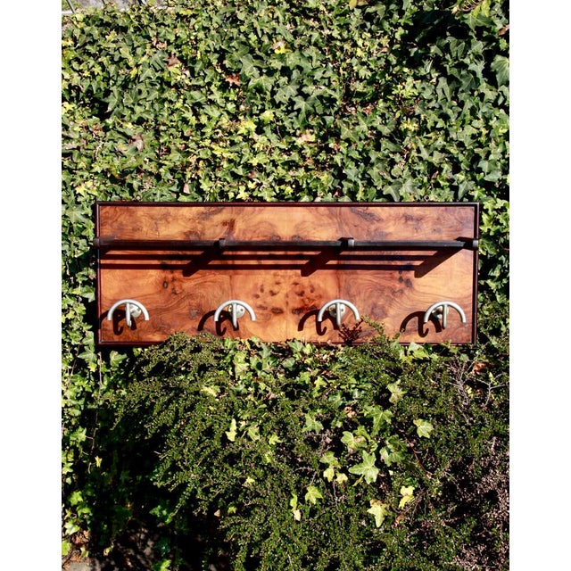 Vintage Art Deco Wall Coat Hanger, Italy, 1930s For Sale - Image 13 of 15