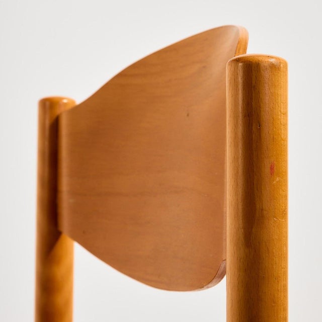 Stackable Oak Chair, 1970s For Sale - Image 9 of 18