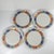 Set of 4 Villeroy & Boch "Acapulco" Dinner Plates An iconic and highly sought-after Villeroy & Boch design Dimensions:...