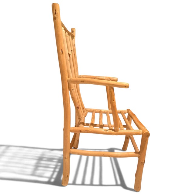 Old Hickory Furniture Company Rustic Branch Dining Chairs- A Set of 5 For Sale - Image 4 of 9