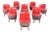Vintage Barrel Bar Chairs, 1960s, Set of 8 For Sale - Image 3 of 3