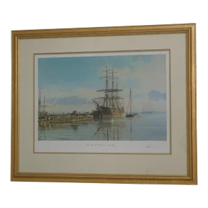 Maritime Heritage w.b. Flint Boston Tall Ship Frame Print