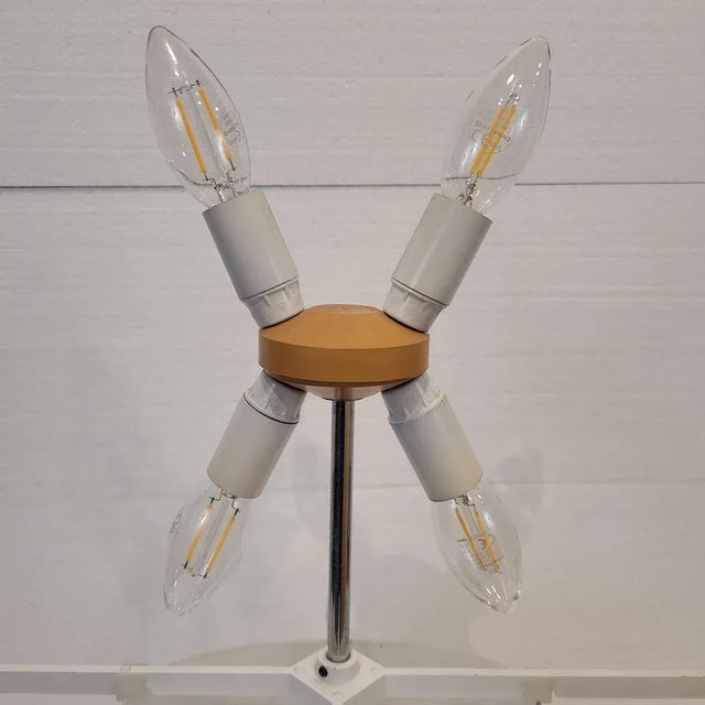 Postmodern 3064 Table Lamp in Glass and Iron by Daniela Puppa for Fontana Arte, Italy, 1994 For Sale - Image 10 of 17