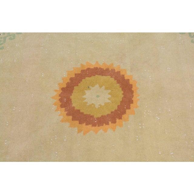 Hand-knotted with care using traditional rug-making techniques, this wool rug blends timeless craftsmanship with a modern...