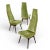 6 Green High Back 2051 C Dining Chairs by Adrian Pearsall for Craft Associates For Sale - Image 10 of 18