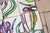 1900s Antique Portuguese Art Nouveau Assembled Group of 15 Tiles With Stylized Iris Motif For Sale - Image 9 of 14