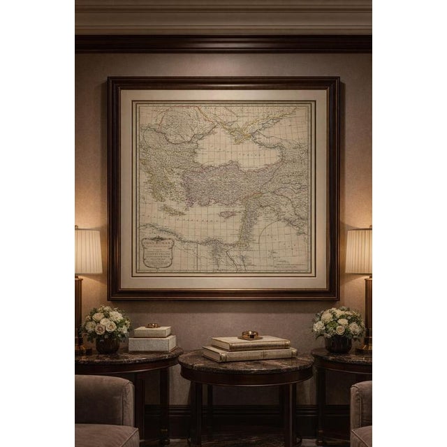 Antique Roman Empire Map, 1818 For Sale - Image 9 of 10