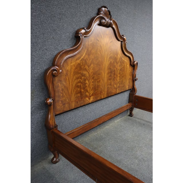 Thomasville Ernest Hemingway Collection Style Carved King Bed, Attributed For Sale - Image 11 of 13