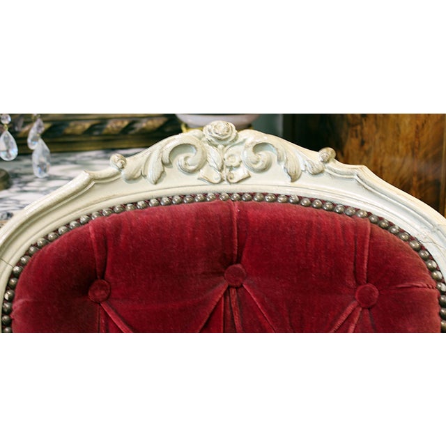 19th C. Louis XV Style Arm Chairs - A Pair For Sale - Image 9 of 10