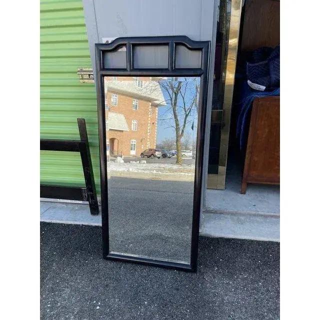 Offered is a vintage beveled glass mirror from the Chin Hua Collection for Century Furniture.