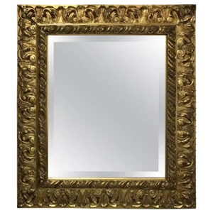 Giltwood Mirror With Beveled Glass