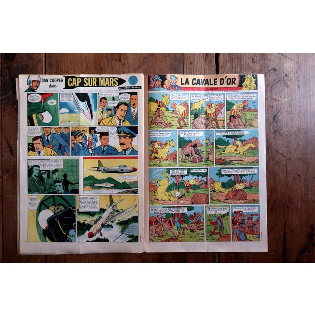 French Original Le Journal De Tintin, November 1958 – Tintin Au Tibet For Sale - Image 3 of 7