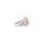 Metal Modernist 12x8 Mm Pear Cut Zircon Cocktail Ring by Carat&her- Size 6 For Sale - Image 7 of 11