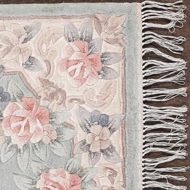 Leshan Rug in Wool For Sale - Image 10 of 11