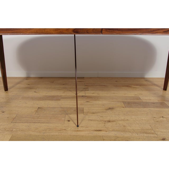 Mid-Century Modern Extendable Dining Table in Rosewood by Severin Hansen for Haslev Møbelsnedkeri, Denmark, 1960s For Sale - Image 17 of 18